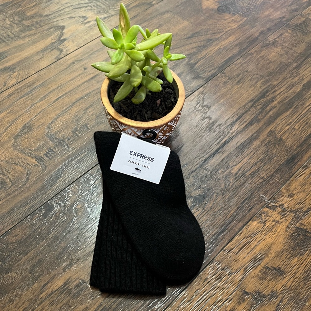 Express X You Ribbed Cashmere Socks